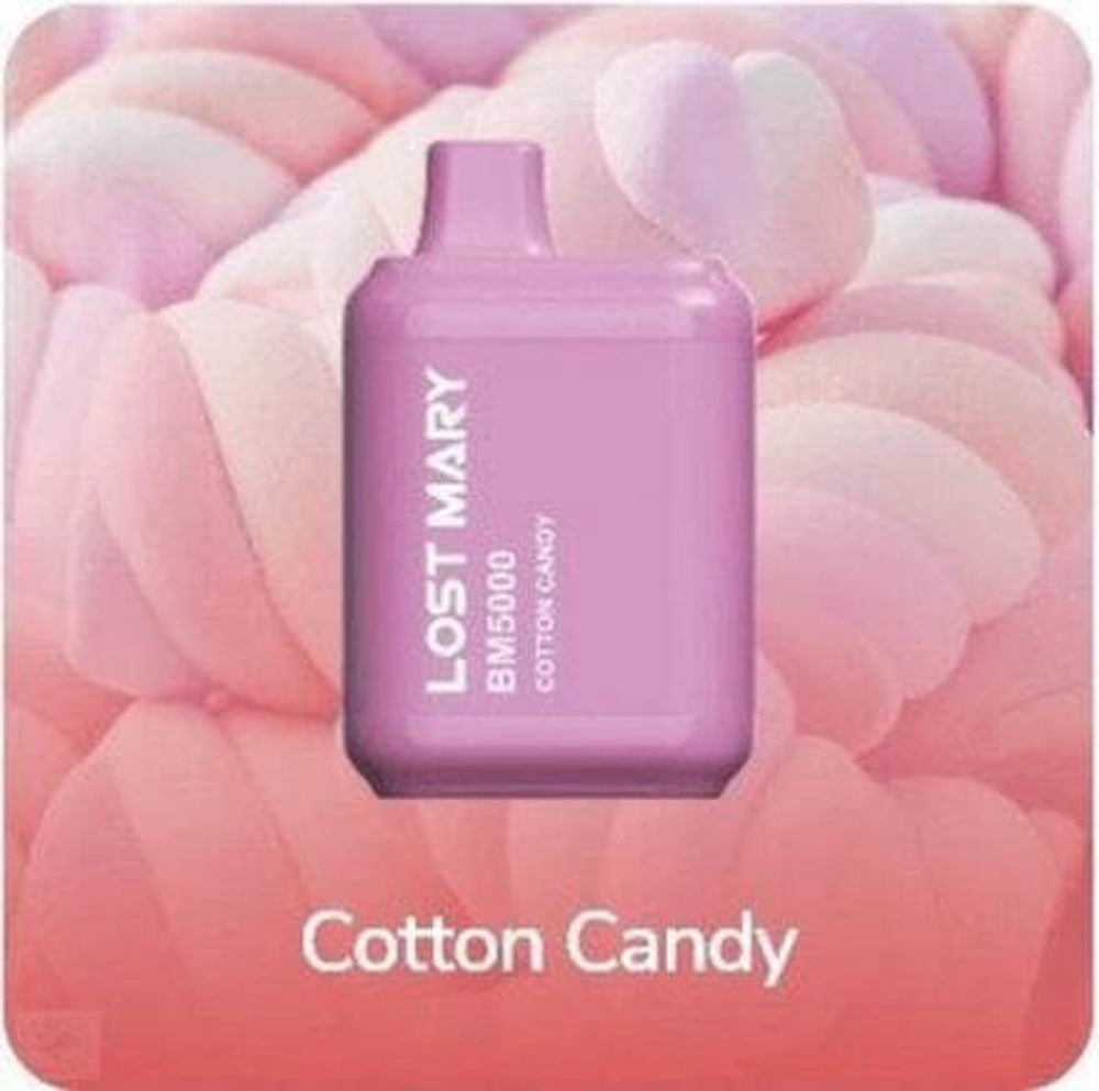 Lost mary BM5000 - Cotton Candy (5% nic)