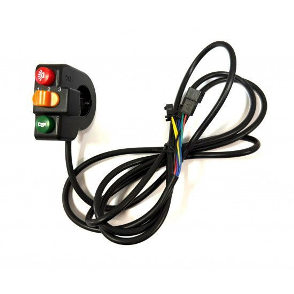 Блок переключатель сигнала света для Kugoo M4, M5 и другие (длинный кабель)