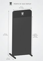 Дисплей металлический большой Zee.Dog