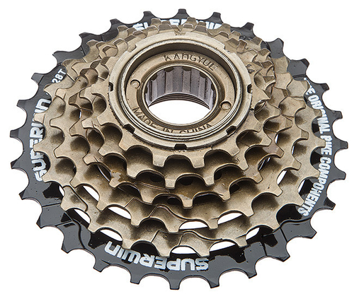 Трещотка KFW-664 6 скоростей, 14-28Т, сталь, черно-коричневая,14604