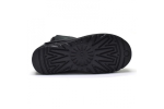 UGG Mini Bailey Graphic Logo Suede Black