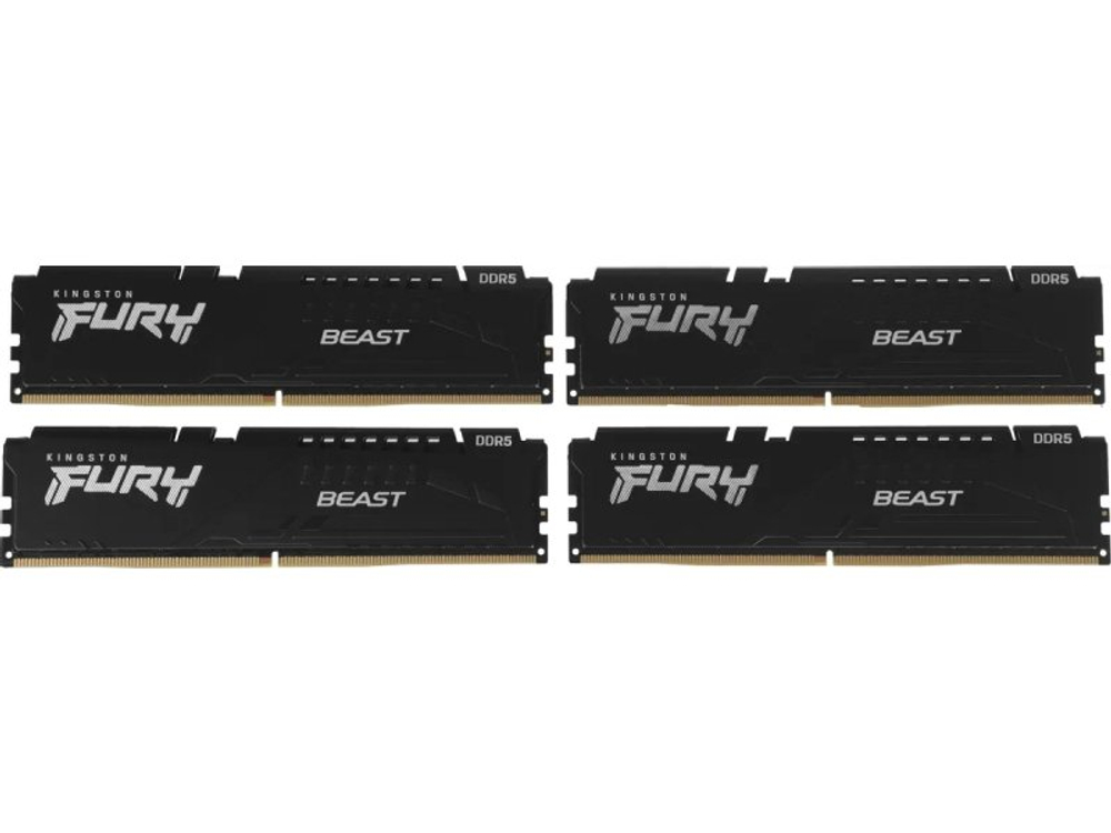 Оперативная память Kingston Fury KF552C40BBK4-128, DDR5 4х 128ГБ 5200 МГц, DIMM, RTL