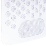 Коврик в ванну Селфи 70х35 ПВХ Бэтти прозрачный