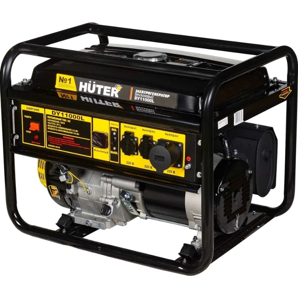 HUTER DY6500LX бензиновый генератор 64/1/7