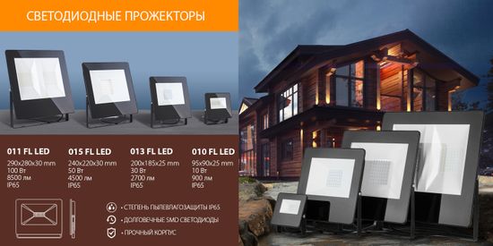 Новинки! Уличные светодиодные прожекторы. От компании Elektrostandard!