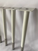 Ножки белые Шпага с серебряным браслетом 400 мм 4 штуки