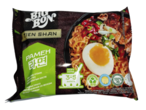 РАМЕН BIG BON СО ВКУСОМ ОСТРОЙ КУРИЦЫ TIEN SHAN ПАЧКА 100ГР