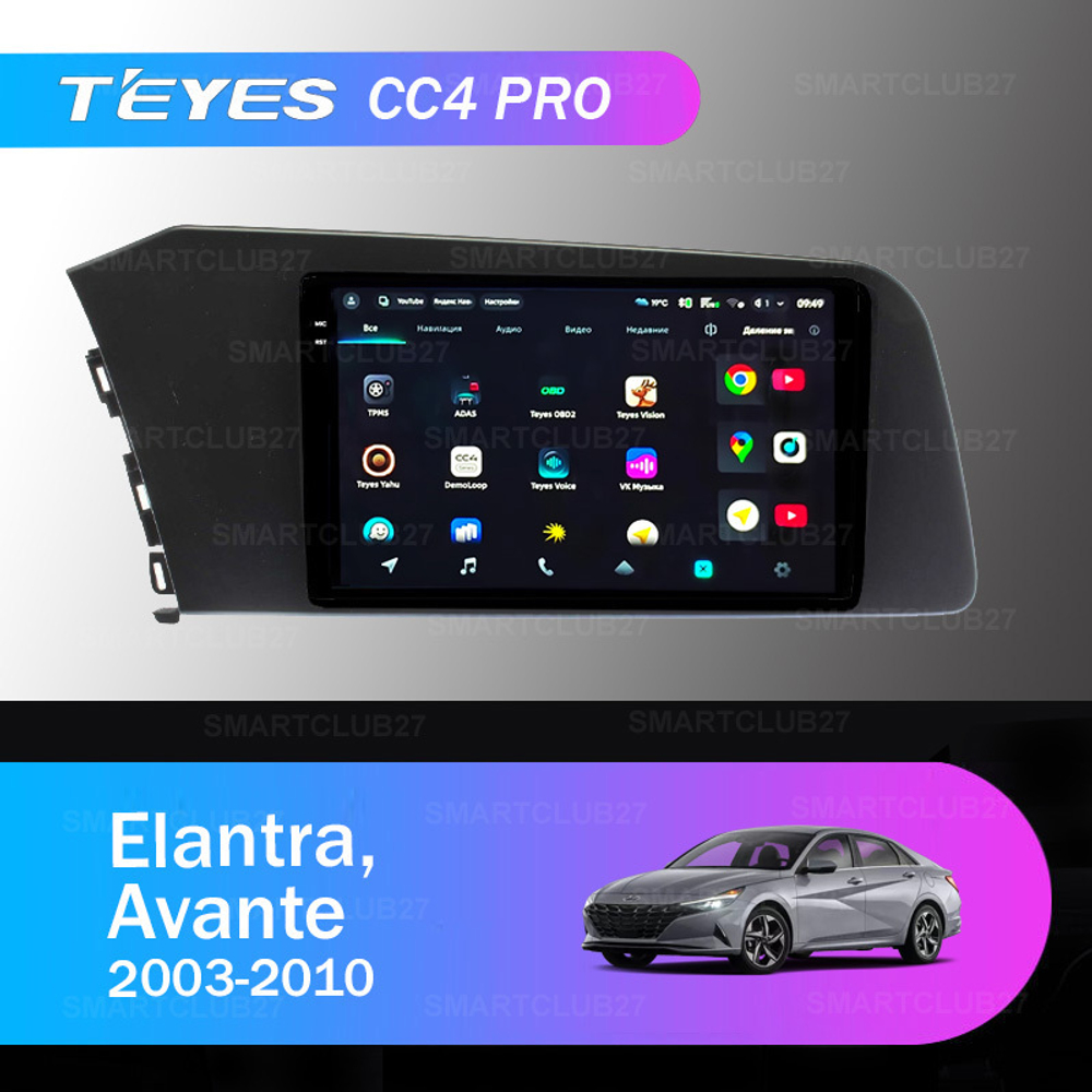 Teyes CC4 Pro 9" для Hyundai Elantra, Avante 2020+