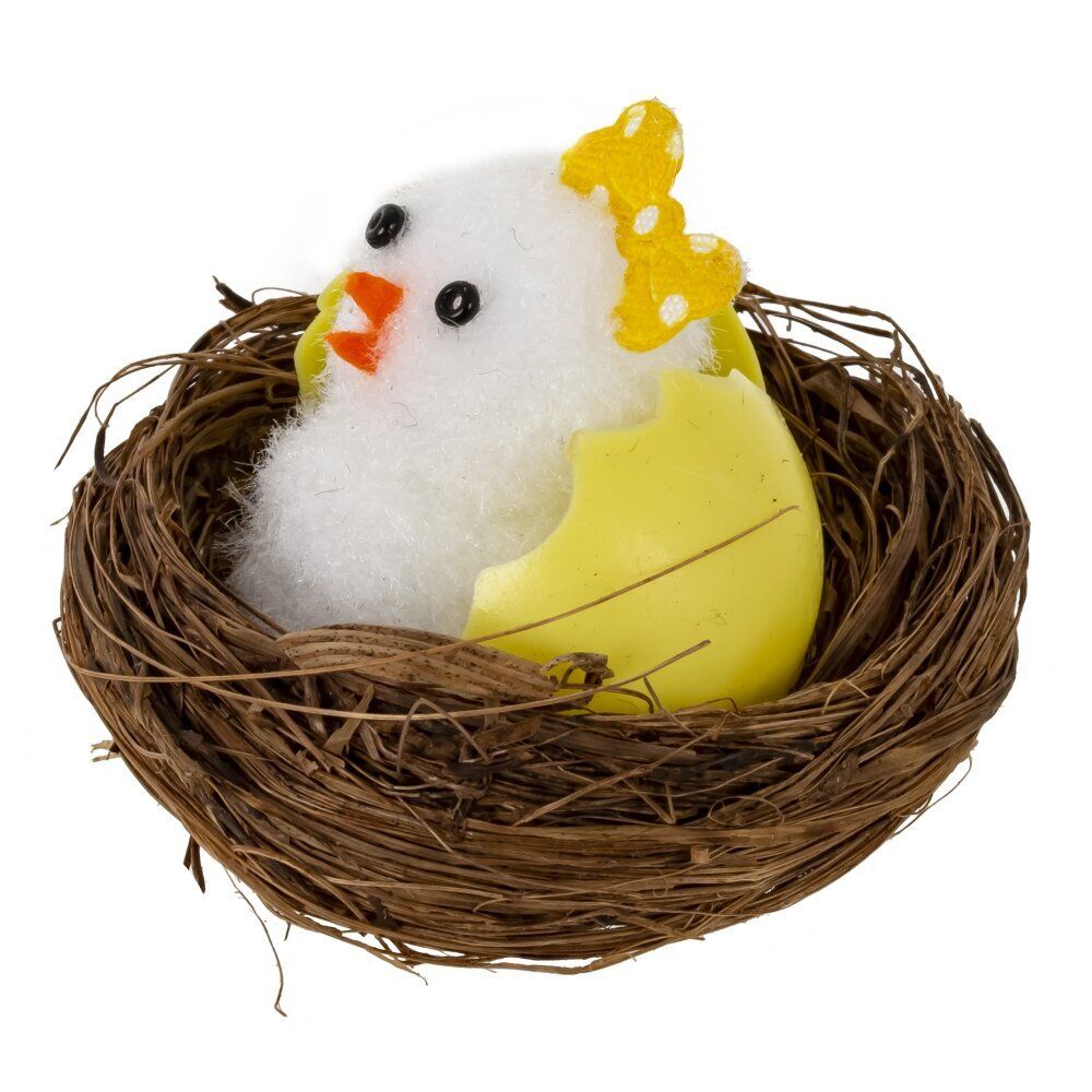 GAEM Набор из 2-х изделий декоративных "Гнездо пасхальное" (6*4,5), L11,5 W6,5 H6 см