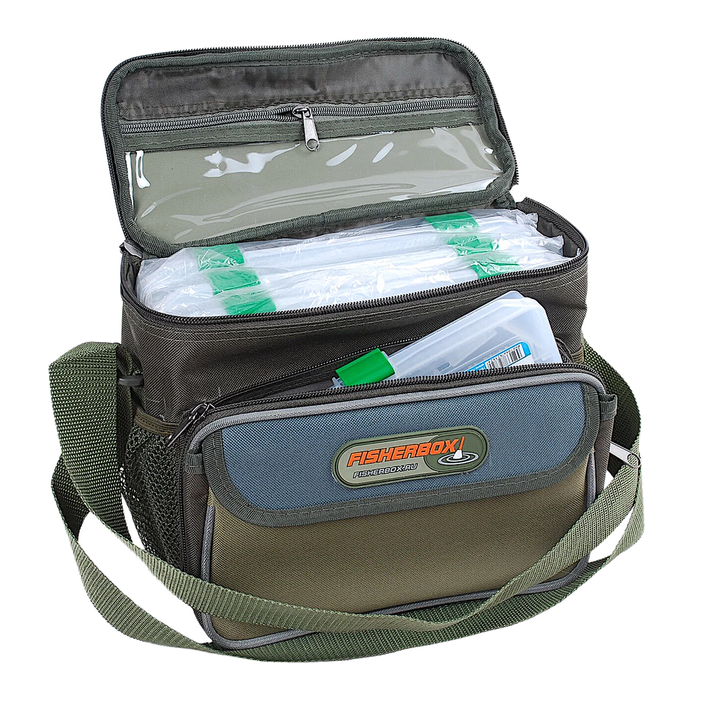 Сумка Fisherbox C107 (в комплекте 4 коробки Fisherbox: 250sh - 3 шт., 216sh - 1 шт.)