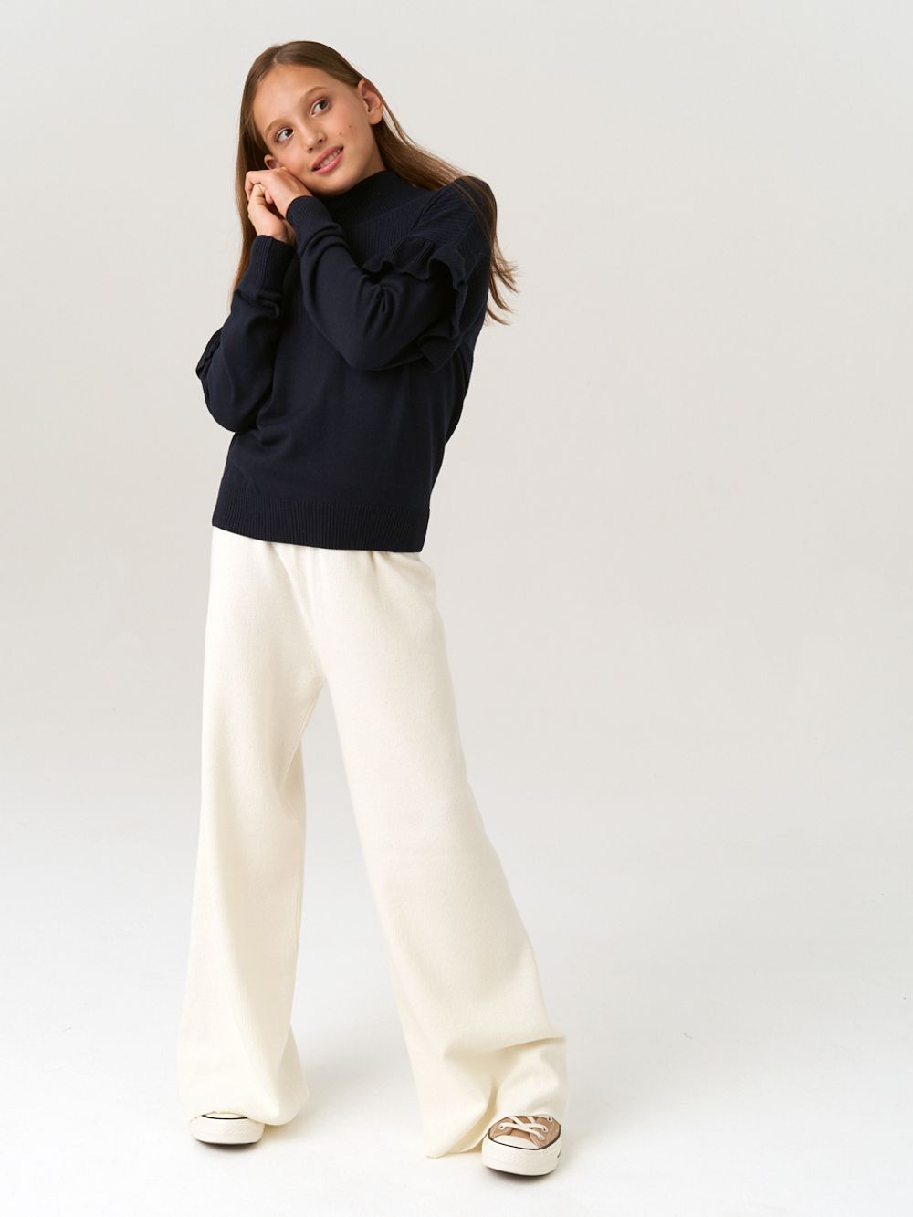 Джемпер для девочки AT244 синий