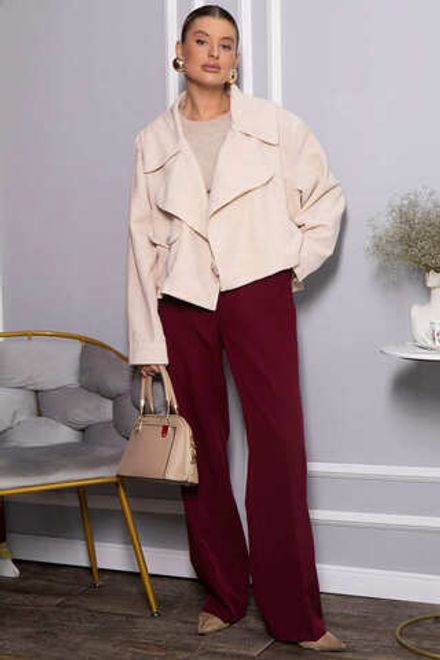 Жакет укороченный Динара (бежевый) Б14326-39М LT Collection