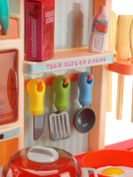 107427/Набор "Кухня Girl's club", настоящая вода, пар, свет и звук эффекты, дверь открывается, проду