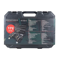 Набор инструментов 172пр. 1/4'', 3/8'', 1/2''(6гр.)(4-32мм) RockForce##Rock FORCE RF-41723-5