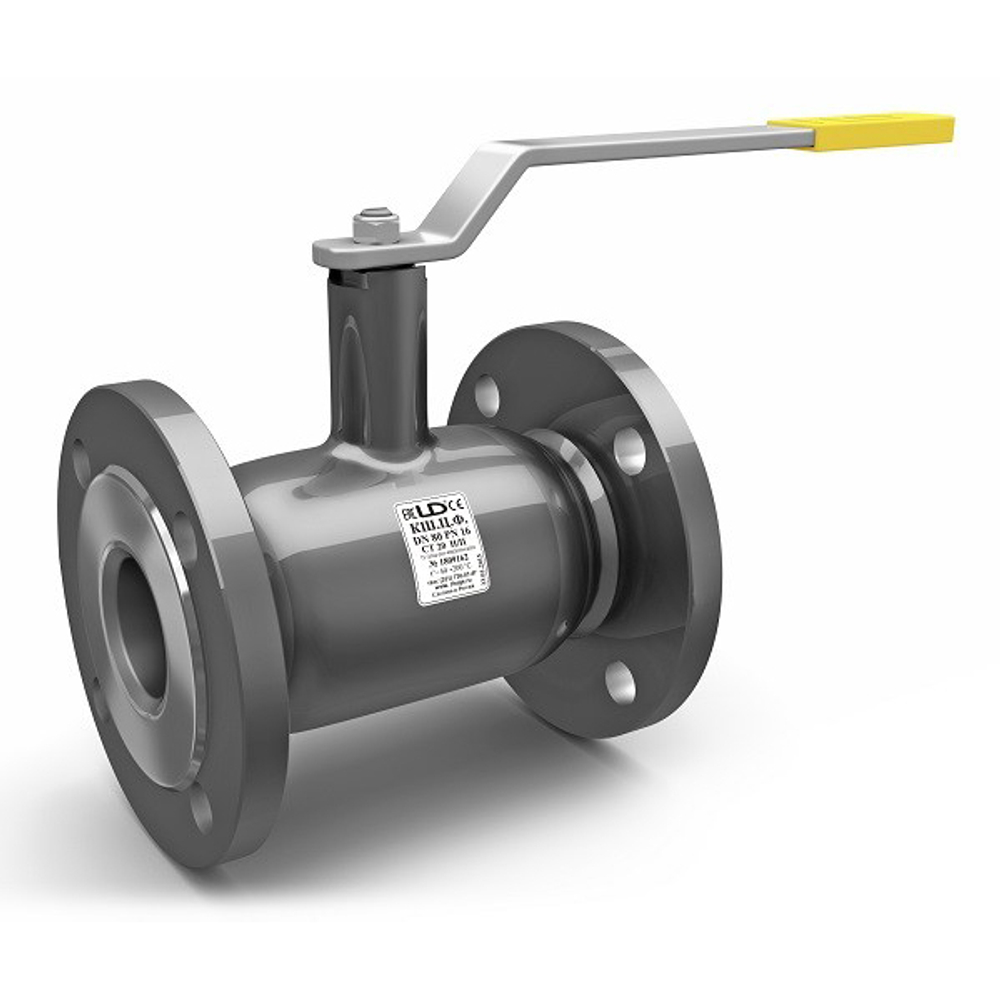 Кран шаровой ДУ 25/18 PN40 фланцевый КШЦФ (вода) (L=140 мм) LD