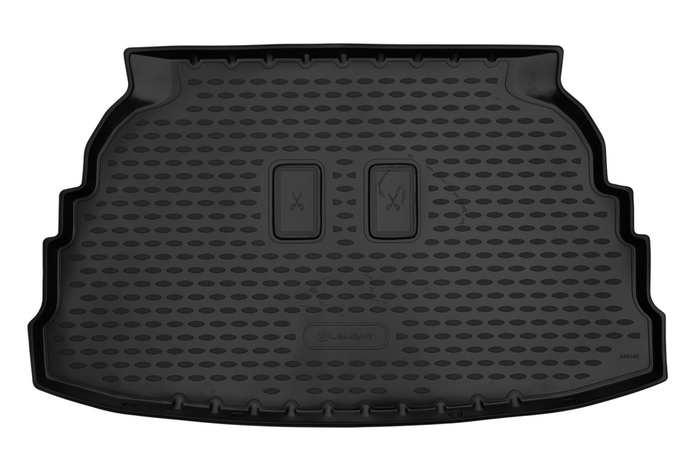 Коврик в багажник для TOYOTA Sienta (II) 2015- Компактвэн, пр.руль, задн.ряд сложен, 1шт. (полиуретан) ELEMENTA36145G1