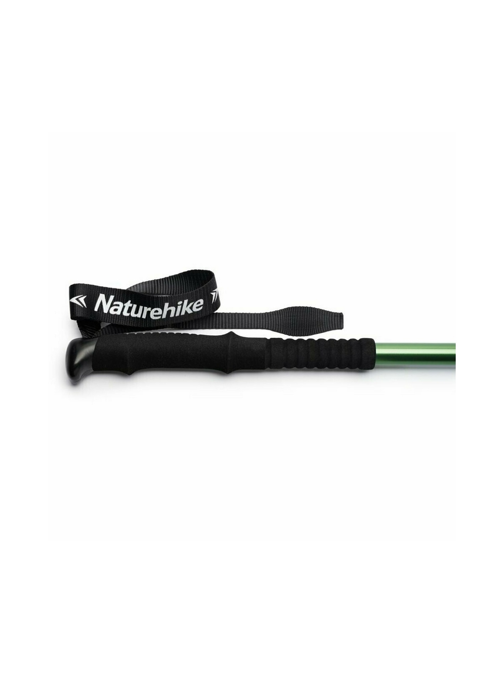 Палка треккинговая Naturehike ST01 6061 AL NH17D001-Z  с 3 узлами женская 57-120 зеленый, 6975641885573