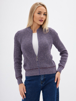 Сиреневый жакет на молнии Тамбовчанка