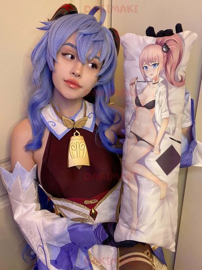 Мини дакимакура Джунко Эношима из Данганронпа арт. M0186, 60х20 см