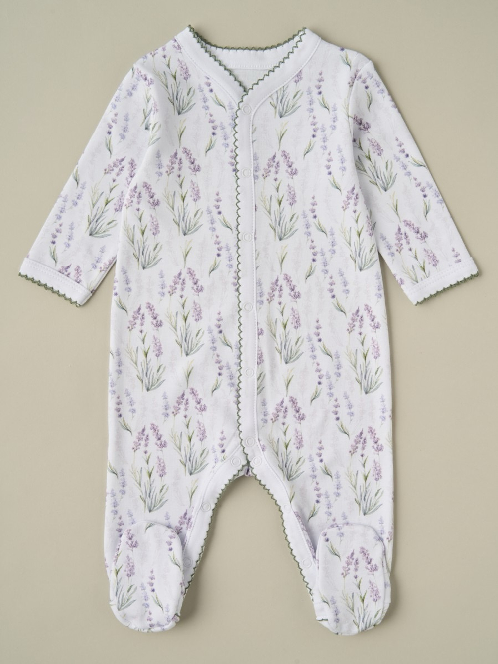 Комбинезон на кнопках "Лаванда"