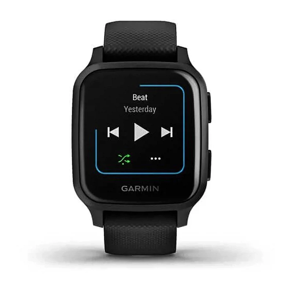 Смарт-часы Garmin Venu Sq Music Edition черный с серым алюминиевым безелем 010-02426-10
