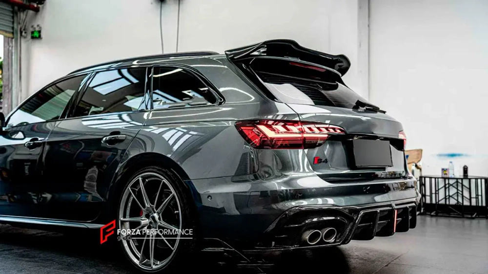 Карбоновый обвес для AUDI S4 AVANT RS4 B9 2019+ Ауди аэродинамический обвес