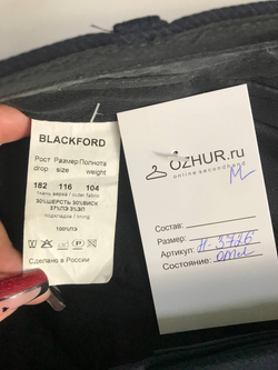 Брюки Blackford для офисных будней, маркировка 182-116-104, визуально на 58 размер
