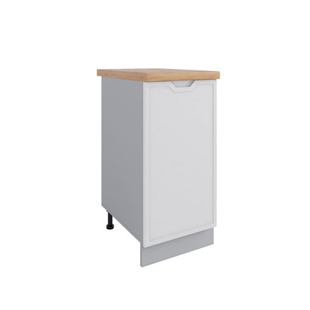 Кухня Модуль С 400 (левый) Арка Штукатурка белая