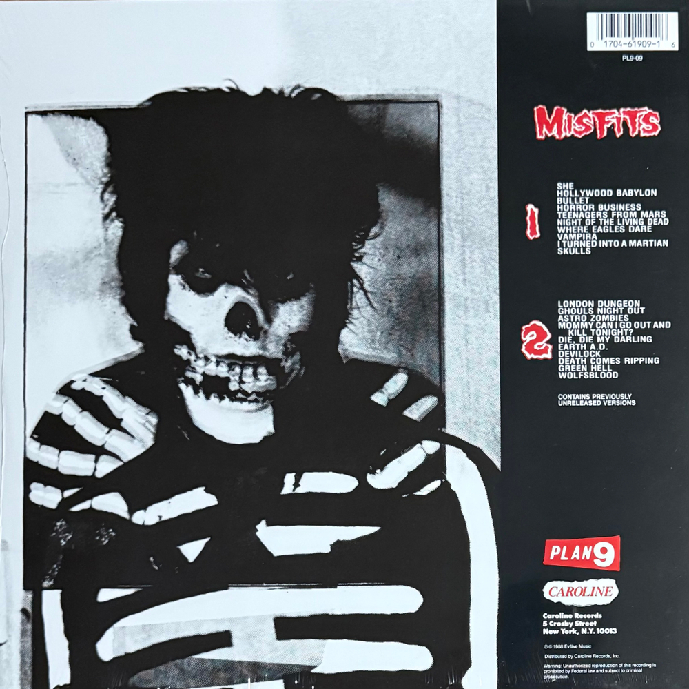 Виниловая пластинка Misfits ‎– Misfits LP