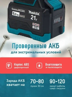 Шуруповерт аккумуляторный бесщеточный 120 Нм