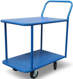 Тележка платформенная СТЕЛЛА-ТЕХНИК КП-2 2-х ярусная КП-2-М-5-8-160-К