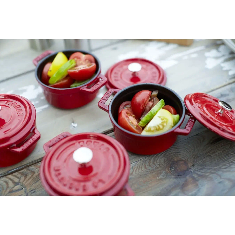 STAUB Кокотница 12 см чугунная 400 мл серая