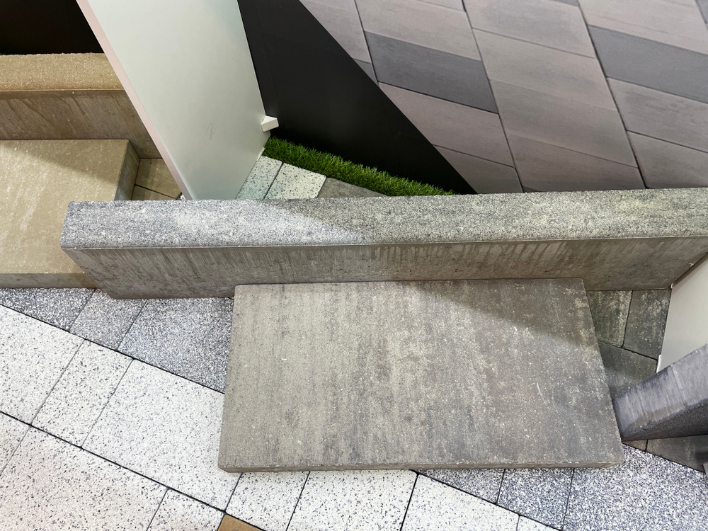 Тротуарная плитка ВАН, форма Прямоугольник 600*300, h=80мм