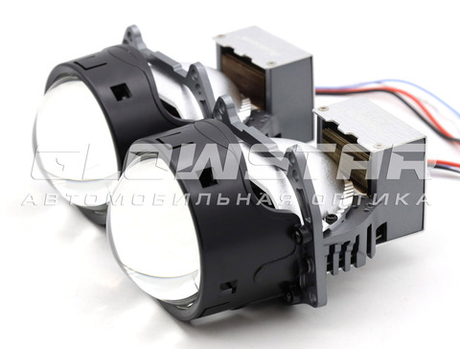 Билед модули Aozoom A25 3.0 дюйма, 2 чипа, 5500K, 12V, 66W/75W, крепление 3R (комплект, 2шт)