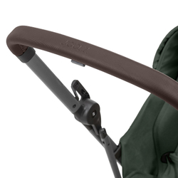 Детская прогулочная коляска Joolz Aer 2 с бампером и реверсивным блоком Forest Green