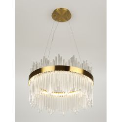 Люстра Rivoli Gwen 6192-201 подвесная светодиодная LED 3000-6300К 112 Вт с пультом | Rivoli