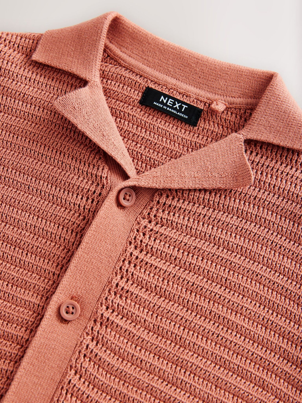 Кардиган с коротким рукавом для мальчика Next AL5-122, Кирпичный