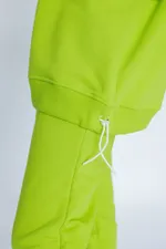 Толстовка Кот-агрессор Зеленая