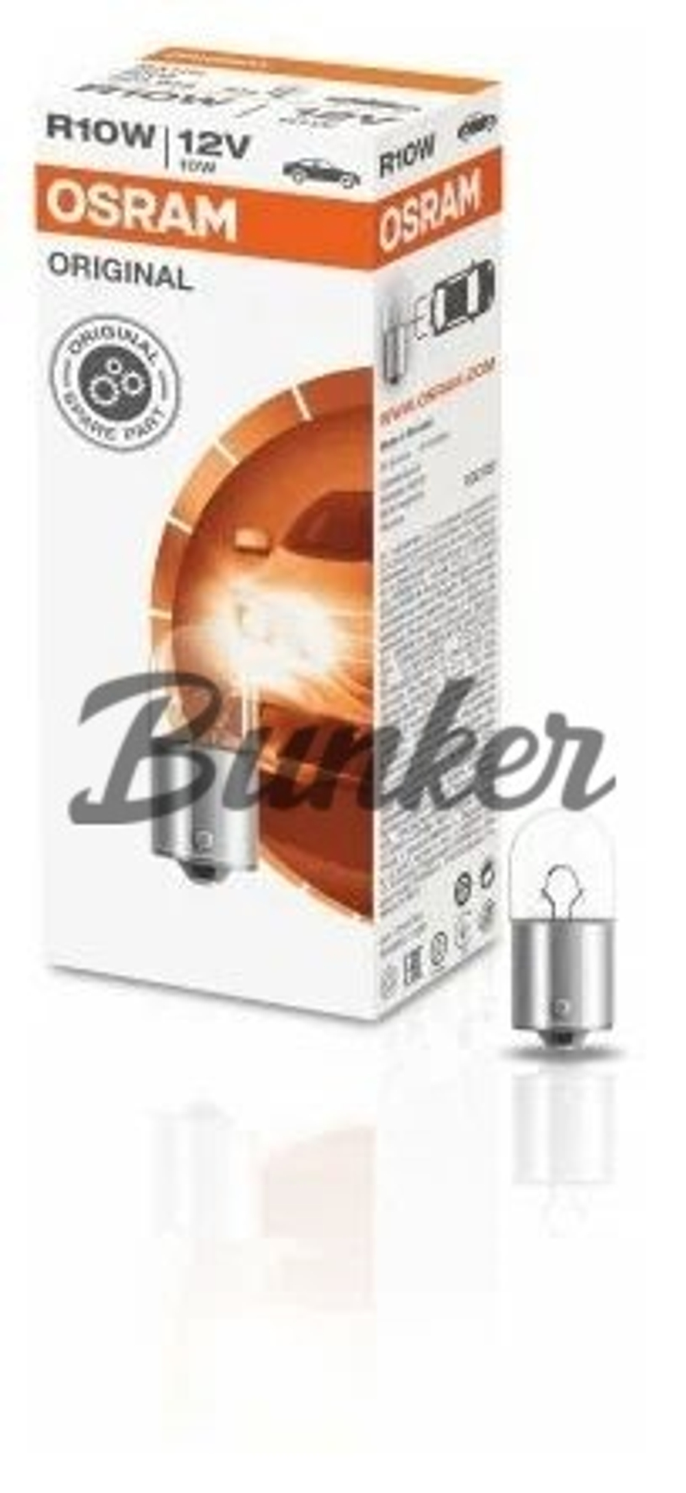 Галогеновая лампа Osram R10W,12V