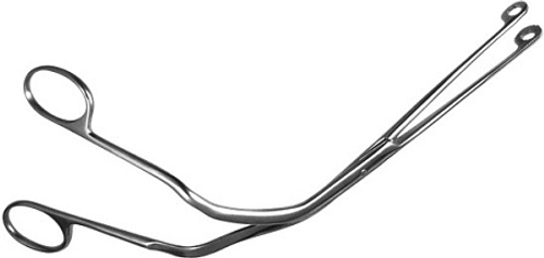 ТМ- *Щ-28 Щипцы д/тампонирования горла и глотки, большие, 184 мм (новое исполнение)