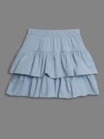 Летний костюм для девочки, лонгслив и юбка