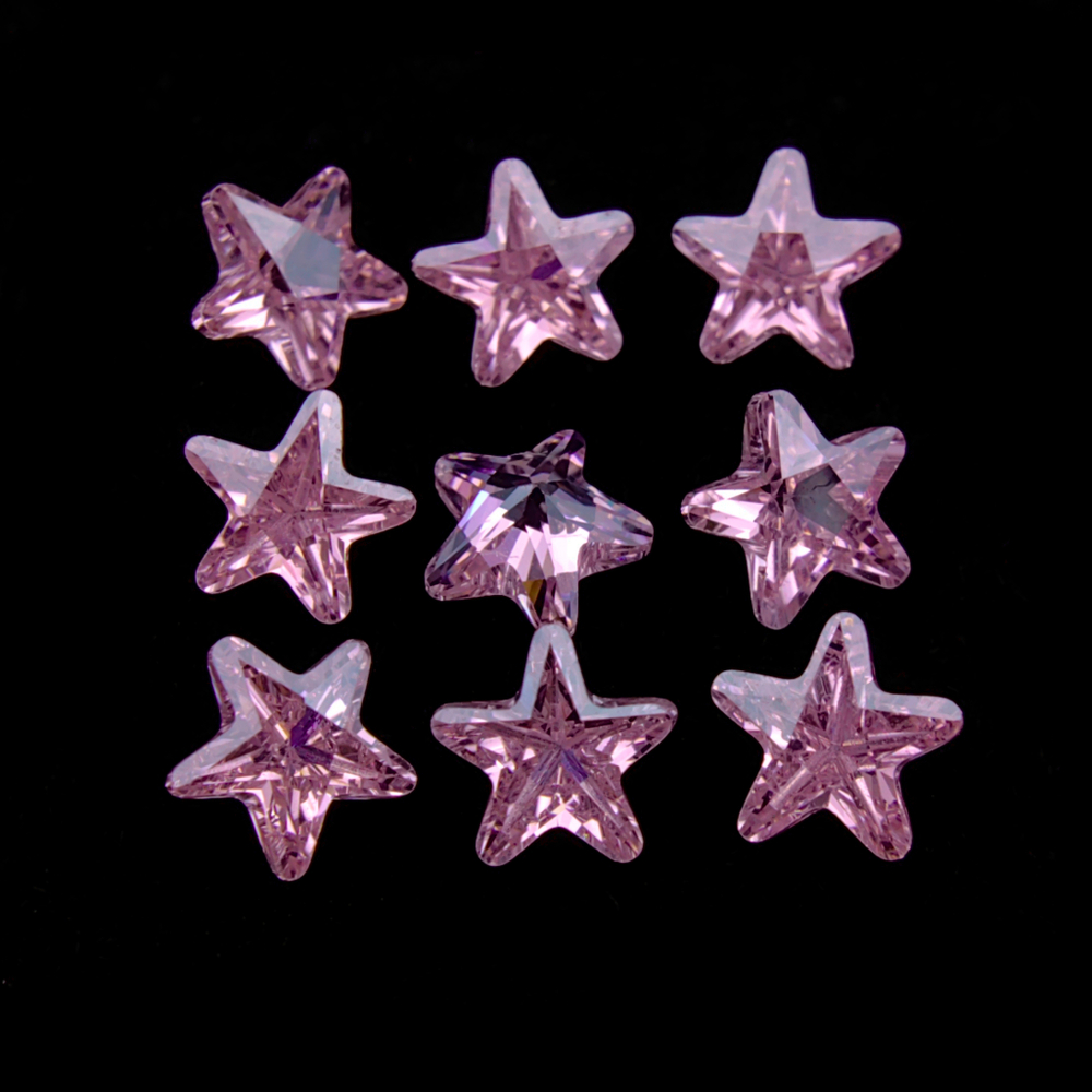 Фианит звезда, Pink