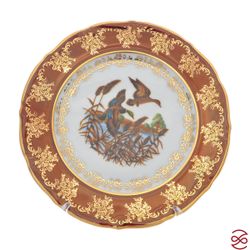 Набор тарелок Repast Охота красная Мария-тереза 21см (6 шт)