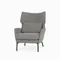 Кресло Alexa, серый велюр
