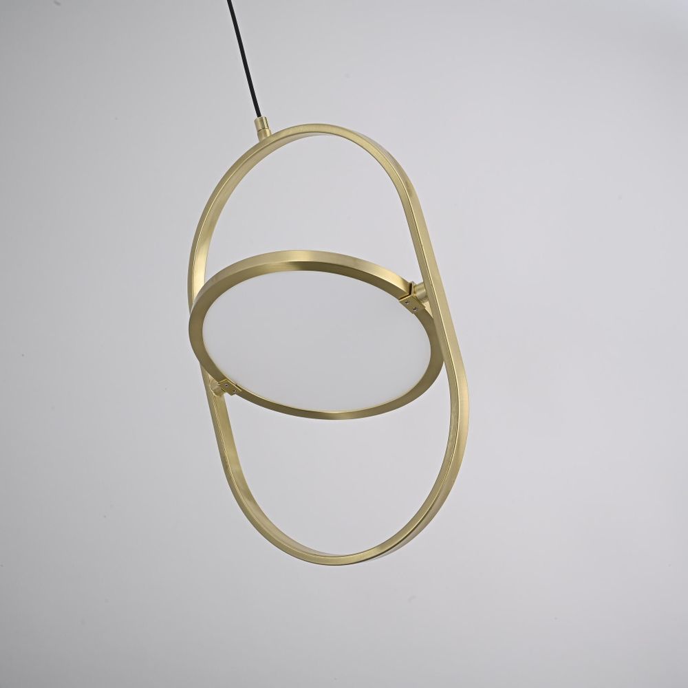 Подвесной светильник ARVET вертикальный Золото