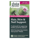 Gaia Herbs, Поддержка для волос, кожи и ногтей, 60 веганских капсул Liquid Phyto-Caps