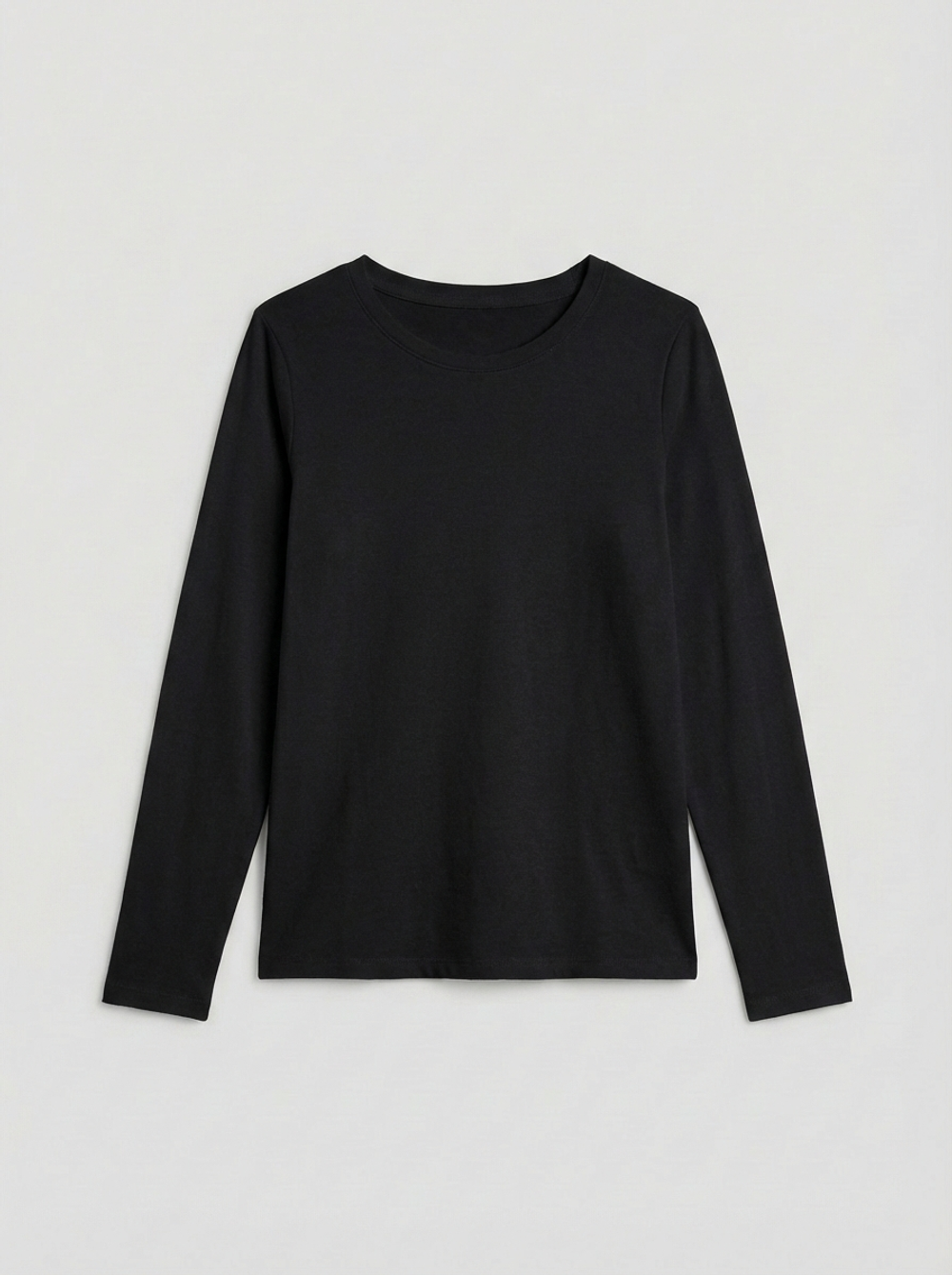 Лонгслив однотонный из модала