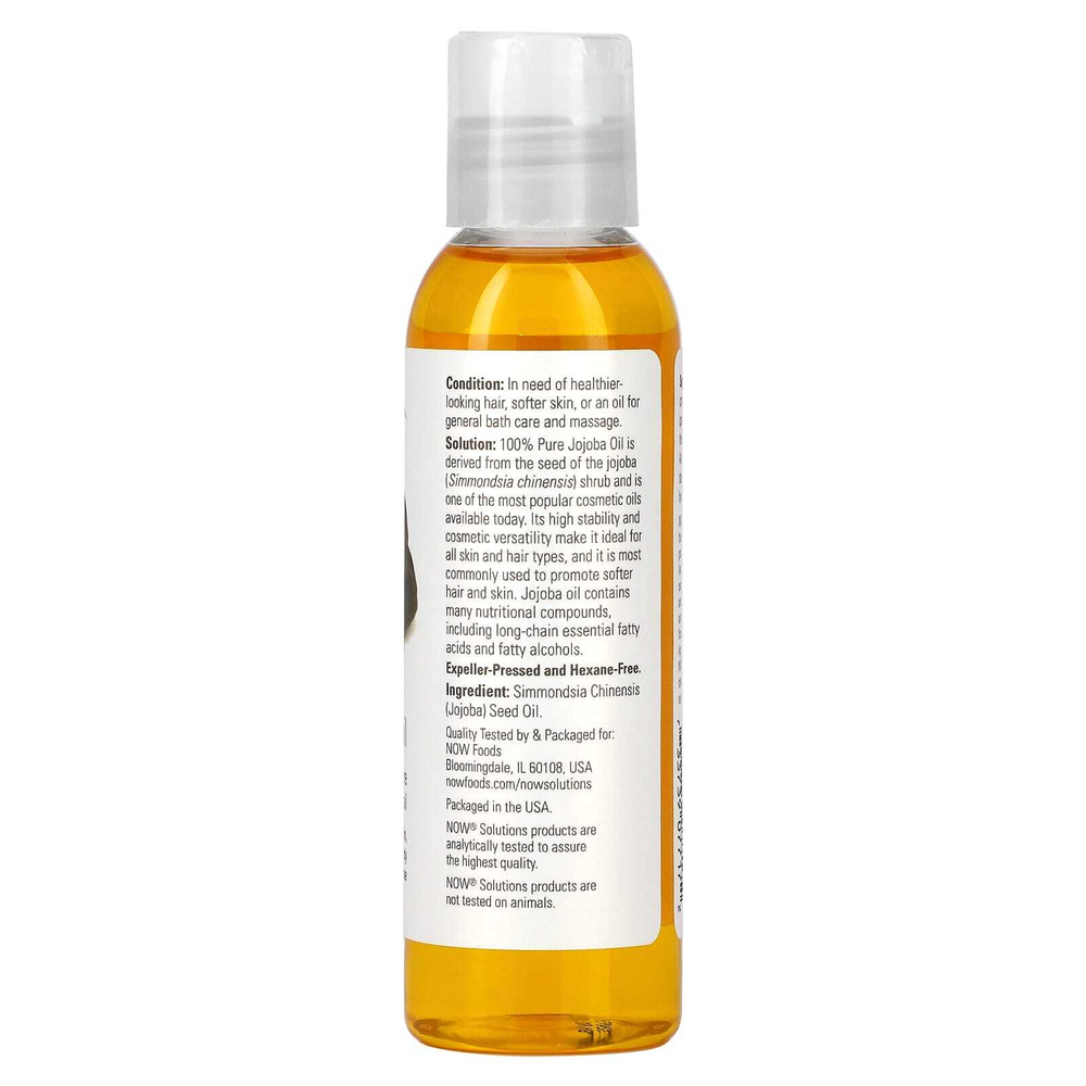NOW Foods, Решения, масло жожоба, 118 мл