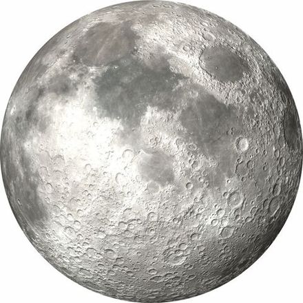 Панно настенное из дерева "Луна" 40х40 см