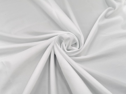 УЦЕНКА! Микрофибра, белая, Ultrafine, с переливом, эффект "шелка" 60 х 120 см